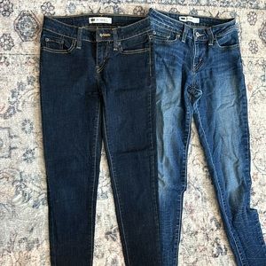 Set of Two- Levi's Skinny Jeans